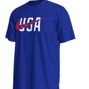 Youth Nike USA Swoosh Tee - Royal Blue (Size M Boys) | Gently Worn